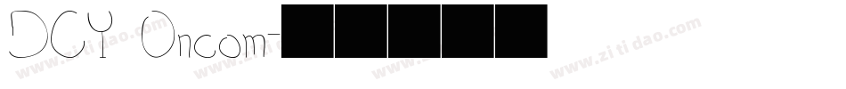DCY Oncom字体转换